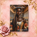 Personalized Black Woman Hardcover Journal | Noir Versailles Glow | Custom Name Lined Notebook, Elegant Gift for Her