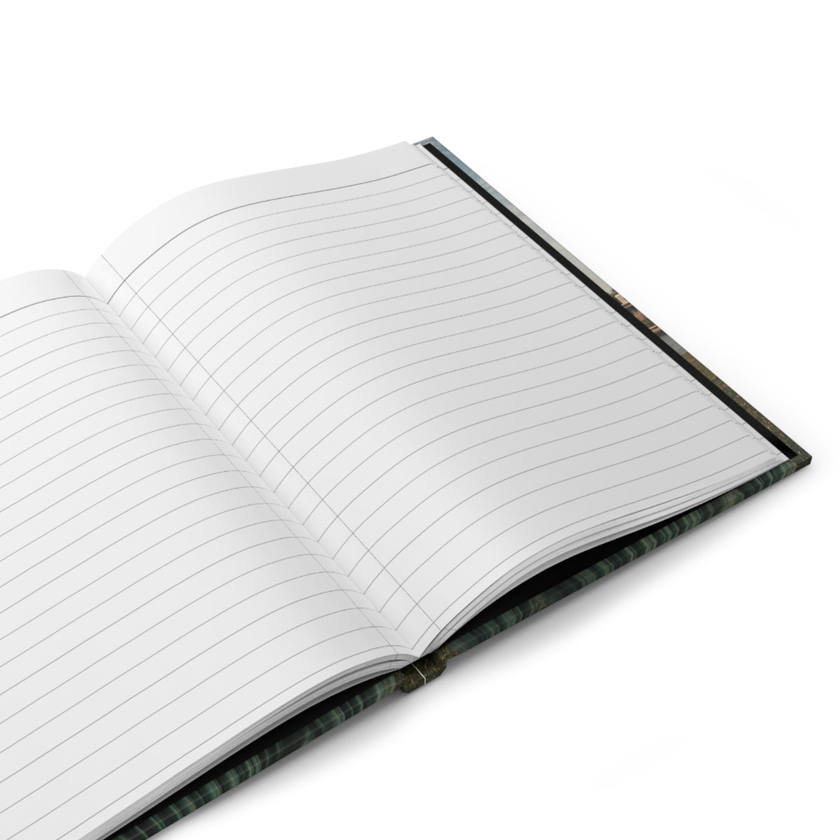 Personalized Black Woman Hardcover Journal | Noir Liberty III | Custom Name Lined Notebook, Elegant Gift for Her