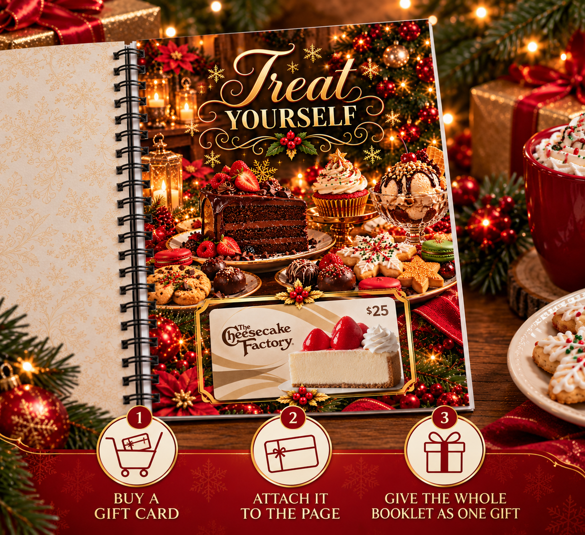 Classic Christmas Gift Card Booklet