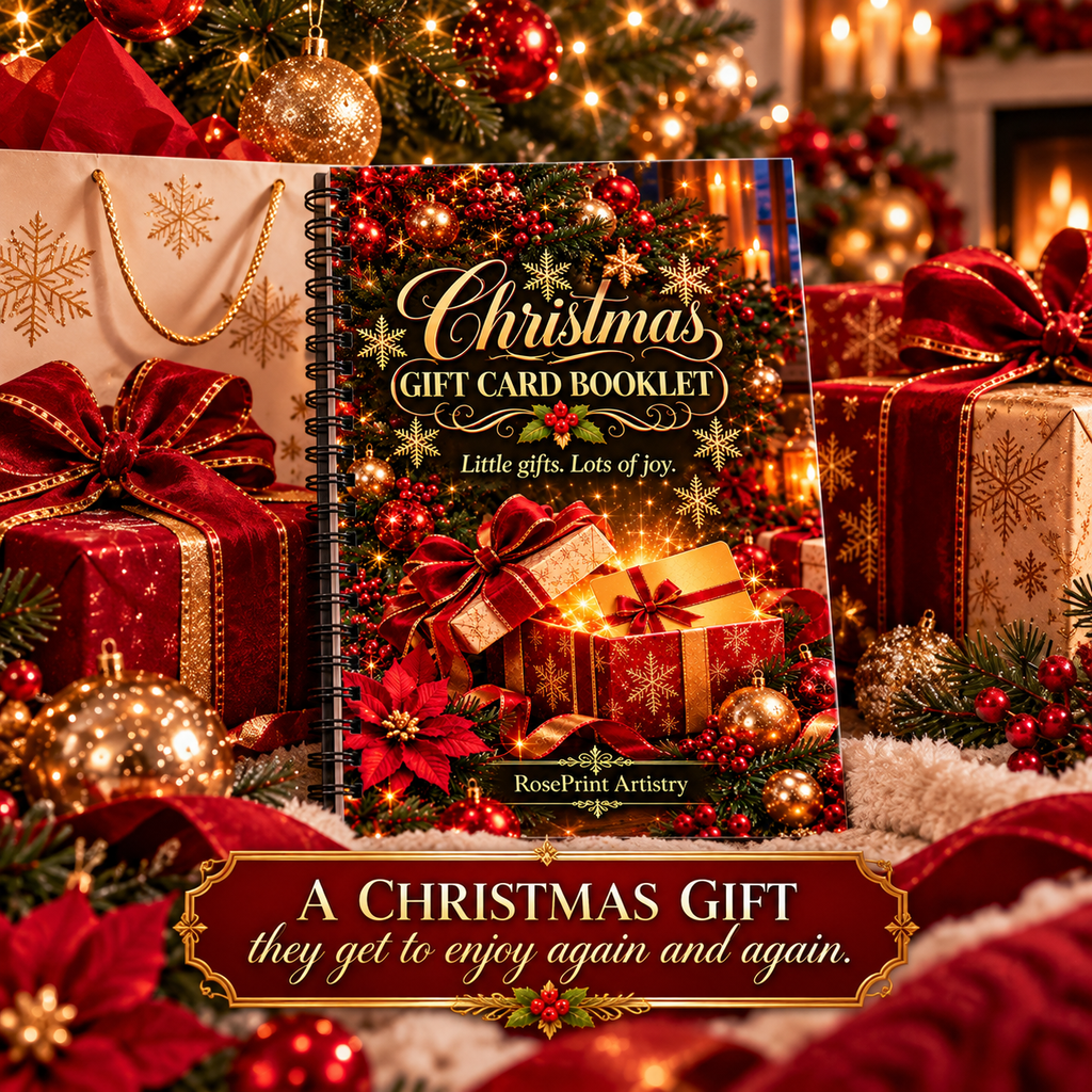 Classic Christmas Gift Card Booklet
